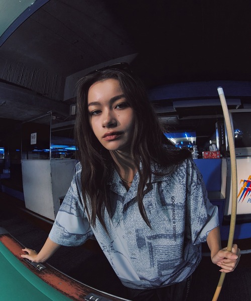TIGHTBOOTH PRODUCTION(タイトブースプロダクション)の「GOOPiMADE x TIGHTBOOTH Sand Riot Graphic Shirt / グーピーメイド x タイトブース サンド ライオット グラフィック シャツ(シャツ/ブラウス・メンズ・ブラック/グレー/ホワイト・1/2/3)」の4枚目の写真