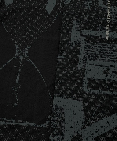 TIGHTBOOTH PRODUCTION(タイトブースプロダクション)の「GOOPiMADE x TIGHTBOOTH Sand Riot Graphic Shirt / グーピーメイド x タイトブース サンド ライオット グラフィック シャツ(シャツ/ブラウス・メンズ・ブラック/グレー/ホワイト・1/2/3)」の14枚目の写真