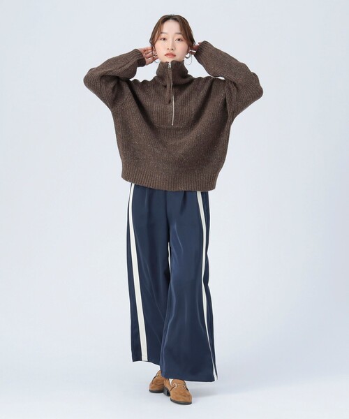 BEAMS HEART（ビームスハート）の「ハーフジップ ニット プルオーバー