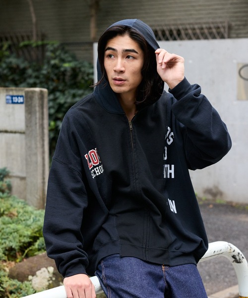 ALL RUNS（オールランズ）の「△Remake patch zip hoodie/リメイク