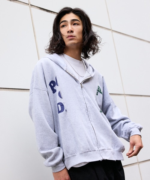 クレイジーパターン リメイク ジップアップパーカー（パーカー）｜ALL