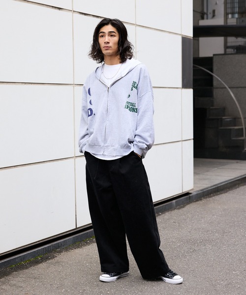 クレイジーパターン リメイク ジップアップパーカー（パーカー）｜ALL