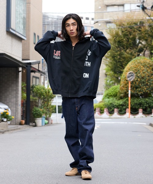 クレイジーパターン リメイク ジップアップパーカー（パーカー）｜ALL