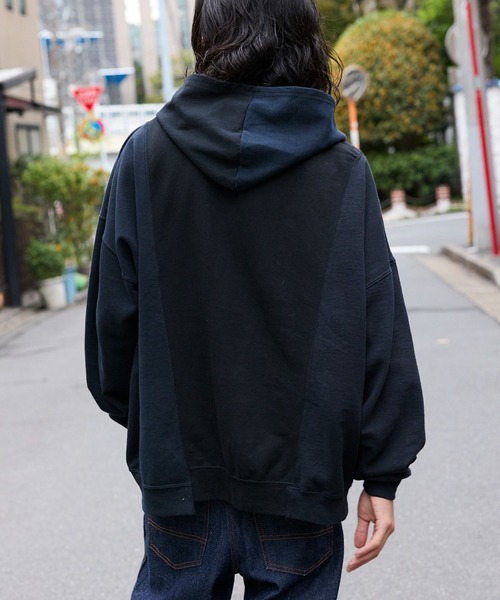 クレイジーパターン リメイク ジップアップパーカー（パーカー）｜ALL