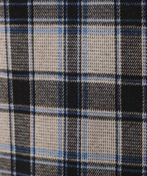 THE SHOP TK （ザ ショップ ティーケー ）の「チェックジャカードプルオーバー（Tシャツ/カットソー・メンズ・ブルー系その他3/ダークブラウン系1/ベージュ系その他5・02/03/04）」の15枚目の写真