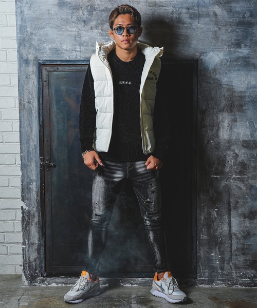 RTEG ダウンベスト フード付き RTEGリファインドベスト | adamsJUGGLER（アダムスジャグラー）公式