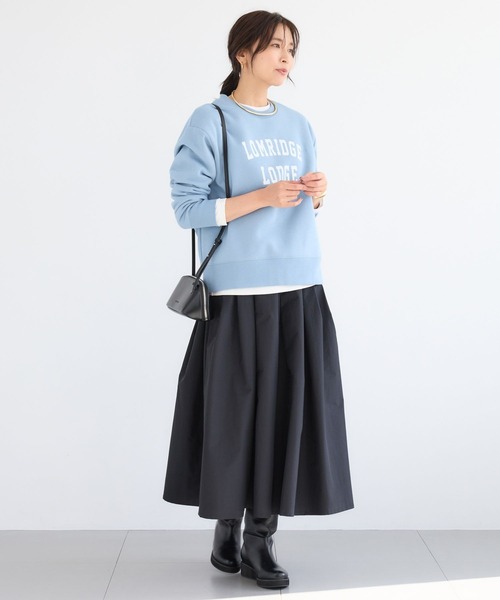 BARNYARDSTORM(バンヤードストーム)の「BARNYARDSTORM / 裏起毛ソフトタッチロゴプルオーバー / マシンウォッシャブル(スウェット・レディース・サックスブルー/チャコール/ボルドー・FREE)」の21枚目の写真