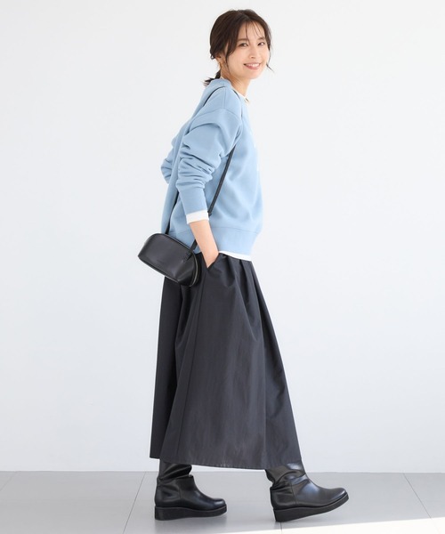 BARNYARDSTORM(バンヤードストーム)の「BARNYARDSTORM / 裏起毛ソフトタッチロゴプルオーバー / マシンウォッシャブル(スウェット・レディース・サックスブルー/チャコール/ボルドー・FREE)」の22枚目の写真