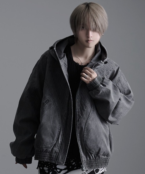 SILVER BULLET(シルバーバレット)の「『SILVER BULLET SELECT AP/シルバーバレットセレクト』デザイン切り替えデニムジャケット【GC】(デニムジャケット・メンズ・チャコール・M/L)」の11枚目の写真