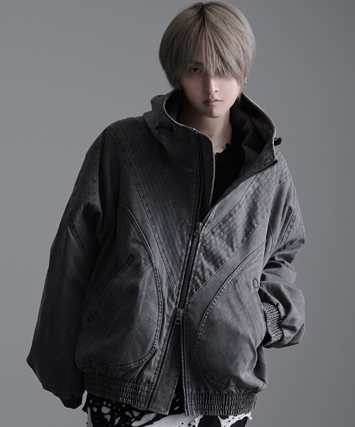 SILVER BULLET(シルバーバレット)の「『SILVER BULLET SELECT AP/シルバーバレットセレクト』デザイン切り替えデニムジャケット【GC】(デニムジャケット・メンズ・チャコール・M/L)」の10枚目の写真