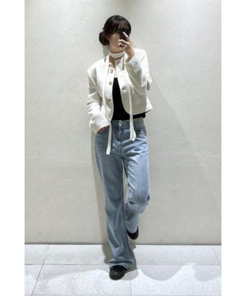 MUSINSA STANDARD WOMAN（ムシンサスタンダードウーマン）の「ウィメンズブーツカットデニムパンツ[ライトインディゴ]（デニムパンツ・レディース・その他・29/30/24/25/26/27/28）」の3枚目の写真