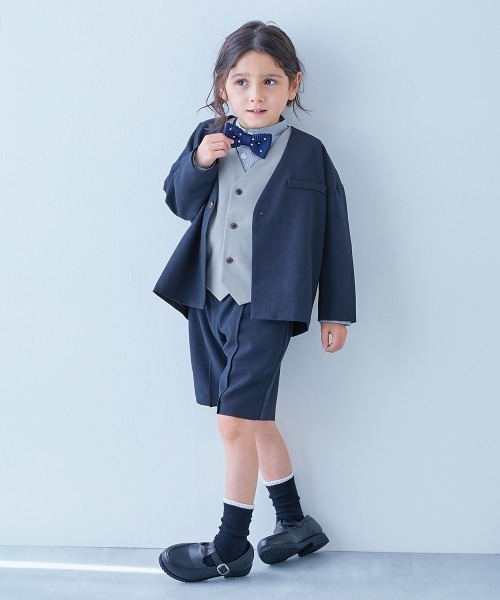 devirock(デビロック)の「リバーシブル フォーマル ベスト(スーツベスト・キッズ・グレー系その他/ベージュ系その他/ブルー系その他・100cm/110cm/120cm/130cm/140cm/150cm/160cm)」の7枚目の写真