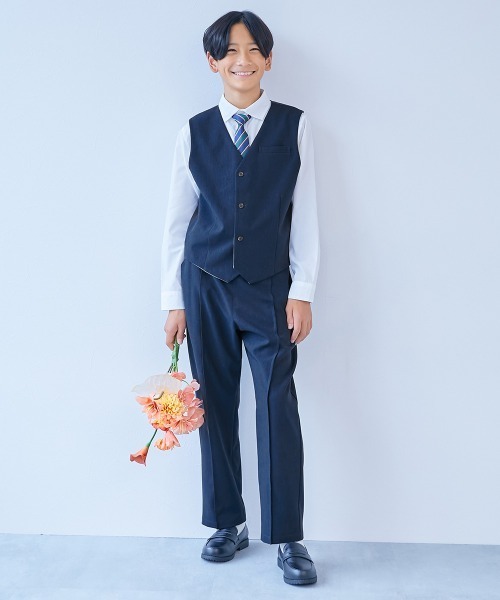 devirock(デビロック)の「リバーシブル フォーマル ベスト(スーツベスト・キッズ・グレー系その他/ベージュ系その他/ブルー系その他・100cm/110cm/120cm/130cm/140cm/150cm/160cm)」の9枚目の写真