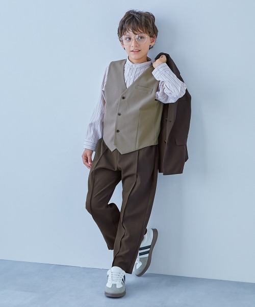 devirock(デビロック)の「リバーシブル フォーマル ベスト(スーツベスト・キッズ・グレー系その他/ベージュ系その他/ブルー系その他・100cm/110cm/120cm/130cm/140cm/150cm/160cm)」の10枚目の写真
