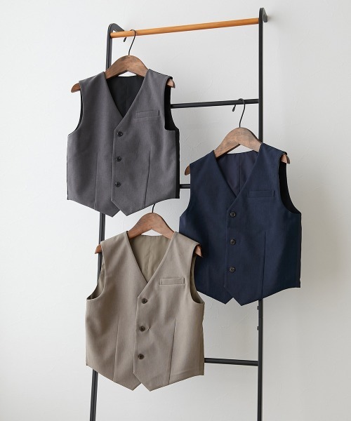 devirock(デビロック)の「リバーシブル フォーマル ベスト(スーツベスト・キッズ・グレー系その他/ベージュ系その他/ブルー系その他・100cm/110cm/120cm/130cm/140cm/150cm/160cm)」の17枚目の写真