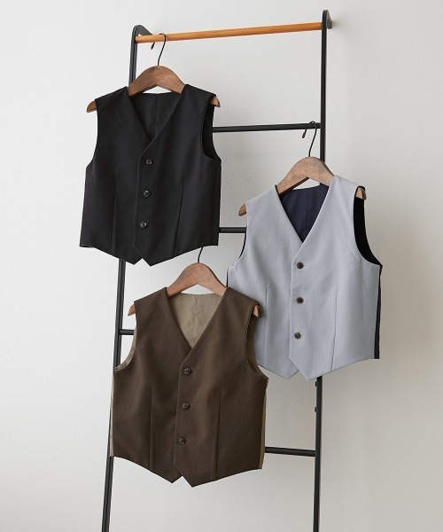 devirock(デビロック)の「リバーシブル フォーマル ベスト(スーツベスト・キッズ・グレー系その他/ベージュ系その他/ブルー系その他・100cm/110cm/120cm/130cm/140cm/150cm/160cm)」の18枚目の写真