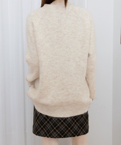 セール】もちもちニットトップスきれいめセーター冬（ニット/セーター