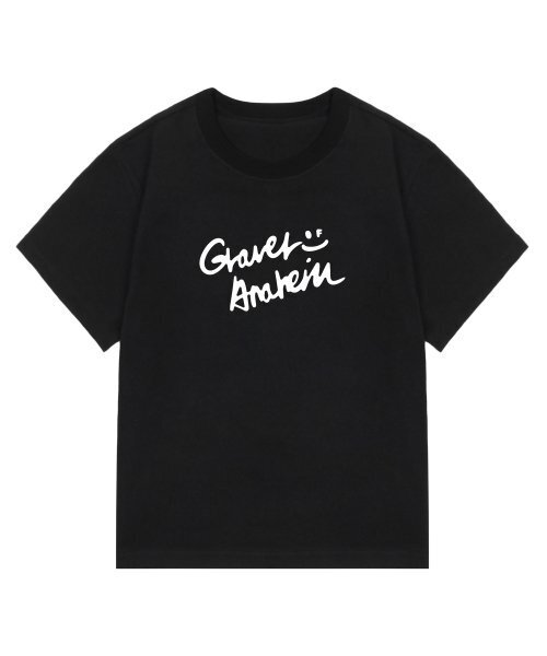 GRAVER（グレーバー）の「[WOMAN]図面ロゴスマイルスリム半袖_ブラック（Tシャツ/カットソー・レディース・その他・FREE）」の3枚目の写真