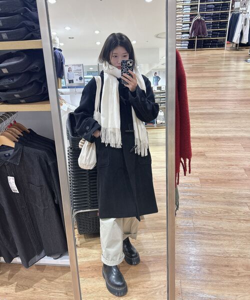 MUSINSA STANDARD WOMAN（ムシンサスタンダードウーマン）の「ウィメンズツーピンタックワイドチノパンツ[ライトベージュ]（その他パンツ・レディース・その他・30/24/25/27/28/29）」の6枚目の写真