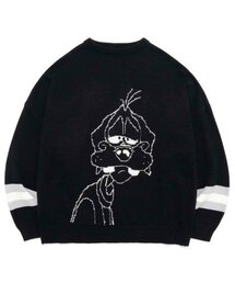 The toe dog ニット　black セーター 中古・古着通販】THE TOE (ザ・トゥー) Schloss Holiday Dog Knit