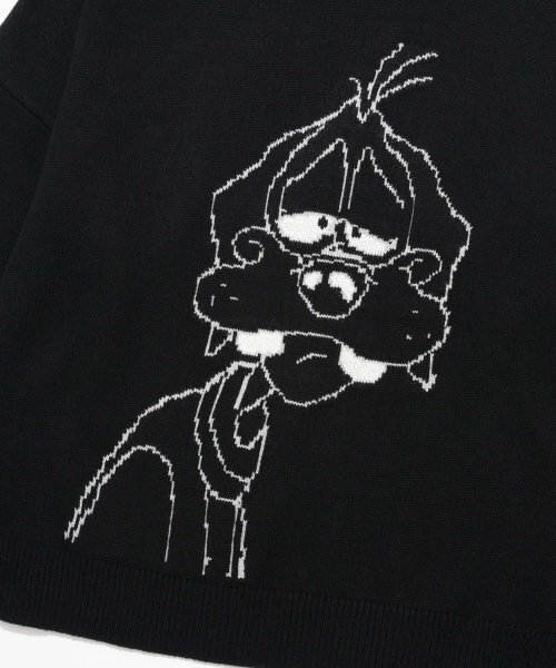 Retriever Club（レトリーバークラブ）の「SLEEPING DOG KNIT [BLACK]（ニット/セーター・レディース・その他・MEDIUM/LARGE）」の5枚目の写真