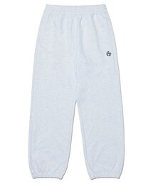 SYMBOL LOGO SWEATPANTS - WHITE MELANGE