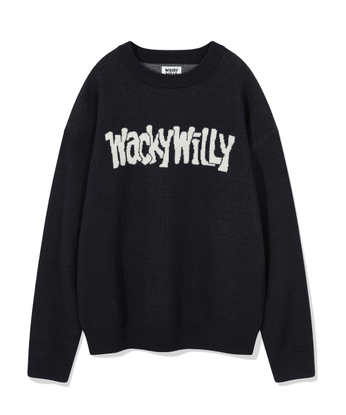 Wacky WiLLy(ワッキーウィリー)の「レタリングプルオーバースウェット ネイビー(ニット/セーター・レディース・その他・MEDIUM/LARGE/X-LARGE/SMALL)」の2枚目の写真