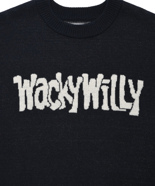 Wacky WiLLy(ワッキーウィリー)の「レタリングプルオーバースウェット ネイビー(ニット/セーター・レディース・その他・MEDIUM/LARGE/X-LARGE/SMALL)」の5枚目の写真