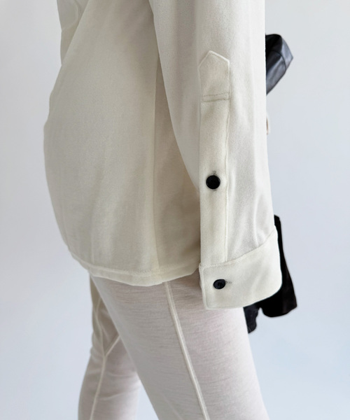 EDIT. FOR LULU（エディットフォールル）の「【NODAS/ノーダス】Velor shirt（シャツ/ブラウス・レディース・ホワイト・FREE）」の16枚目の写真