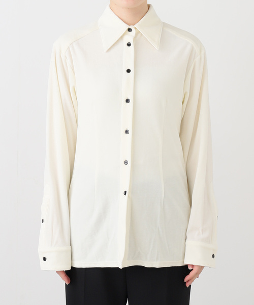 EDIT. FOR LULU（エディットフォールル）の「【NODAS/ノーダス】Velor shirt（シャツ/ブラウス・レディース・ホワイト・FREE）」の20枚目の写真