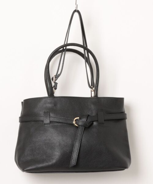 andrea cardone(アンドレアカルドネ)の「【andrea cardone】ノットレザートートBAG(トートバッグ・レディース・ブラック/ブラウン・FREE)」の2枚目の写真
