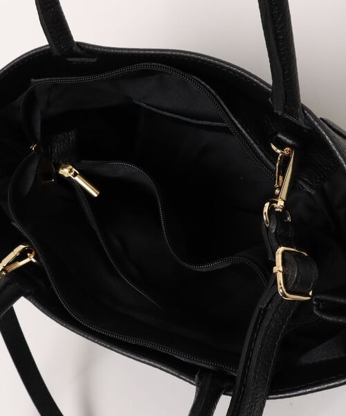 andrea cardone(アンドレアカルドネ)の「【andrea cardone】ノットレザートートBAG(トートバッグ・レディース・ブラック/ブラウン・FREE)」の5枚目の写真