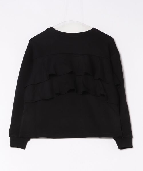 DAYRA(デイラ)の「ソリッドカラー バック フリル コンパクト プルオーバー(Tシャツ/カットソー・レディース・ホワイト/ライトグレー/ブラック/ダークグレー・FREE)」の5枚目の写真