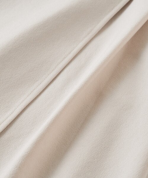 La boutique BonBon(ラブティックボンボン)の「【春まで使える!・お上品シルエット】アシメラップ風フレアスカート(スカート・レディース・オフホワイト/グレイッシュベージュ/ピンク・36/38)」の19枚目の写真