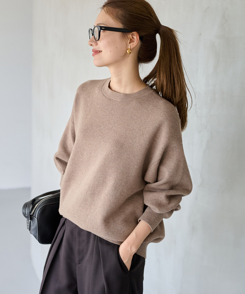 ≪WEB限定 / 追加≫カシミヤ混ニットプルオーバー（ニット/セーター