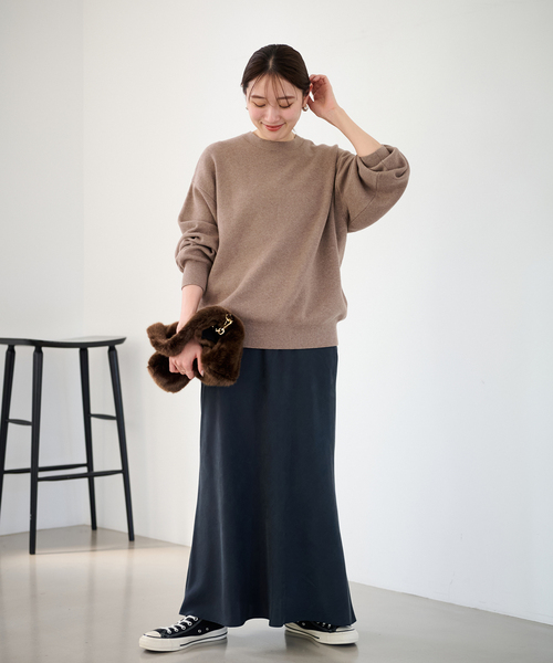 セール】≪WEB限定 / 追加≫カシミヤ混ニットプルオーバー（ニット