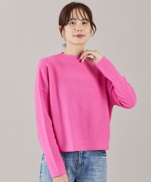 レディースのニット/セーター（ピンク/桃色系・タートルネック