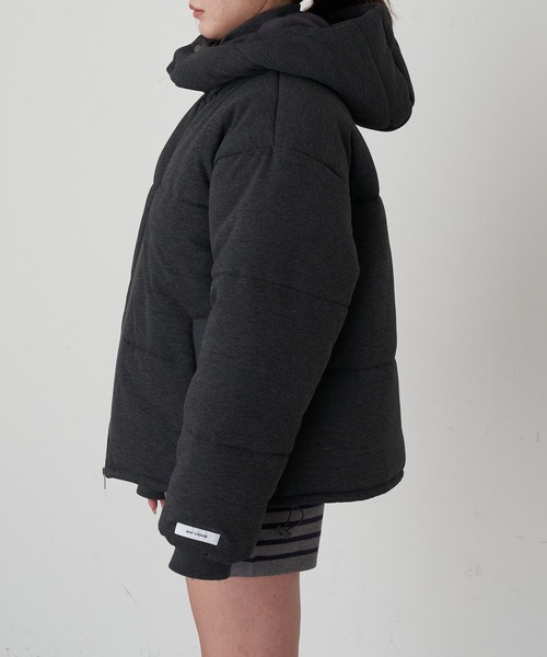 RAY CASSIN（レイカズン）の「カットロゴダウン（ダウンジャケット/コート・レディース・グレー/チャコールグレー/グレー系その他2・FREE）」の7枚目の写真