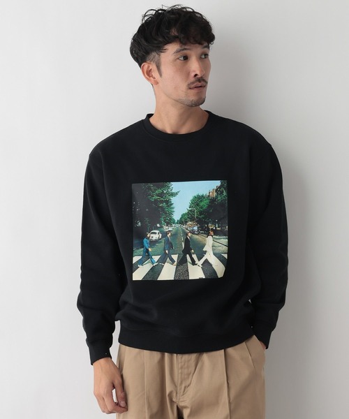 FOUND GOOD(ファウンドグッド)の「【THE BEATLES / ザ ビートルズ】コラボプルオーバー1/31098041(その他トップス・メンズ・ブラック/ホワイト系1・L/M/XL)」の2枚目の写真