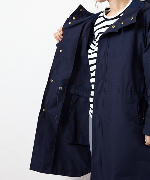 AMERICAN RAG CIE(アメリカンラグシー)の「AMERICAN RAG CIEミリタリーフードコート/214-AMR-dms-L161-CO036(ミリタリージャケット・レディース・ネイビー/カーキ・FREE)」の16枚目の写真