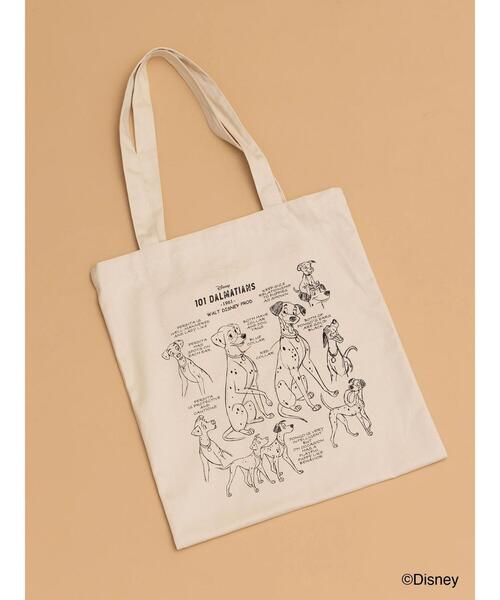 Te chichi（テチチ）の「【Disney】101/プリントトートバッグ（ハンドバッグ・レディース・ピンク/オフホワイト・F）」の2枚目の写真