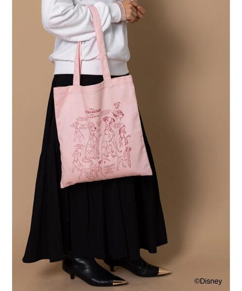 Te chichi（テチチ）の「【Disney】101/プリントトートバッグ（ハンドバッグ・レディース・ピンク/オフホワイト・F）」の6枚目の写真