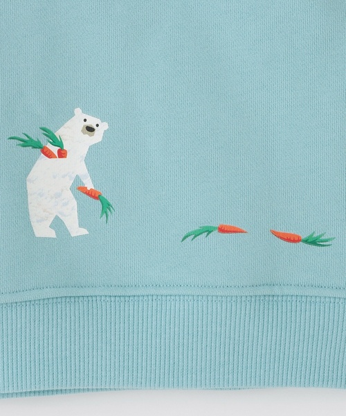 kladskap(クレードスコープ)の「動物と恐竜と車トレーナー(スウェット・キッズ・マスタード/サックスブルー・90cm/100cm/110cm/120cm/130cm)」の8枚目の写真