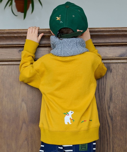 kladskap(クレードスコープ)の「動物と恐竜と車トレーナー(スウェット・キッズ・マスタード/サックスブルー・90cm/100cm/110cm/120cm/130cm)」の13枚目の写真