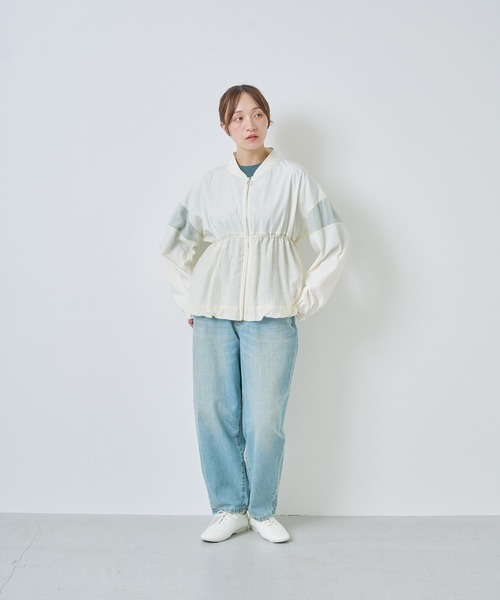 Kelen(ケレン)の「「KELEN / ケレン」シアーコンビエアリーブルゾン(ブルゾン・レディース・オフホワイト/ブラック/サックスブルー・S/M)」の12枚目の写真