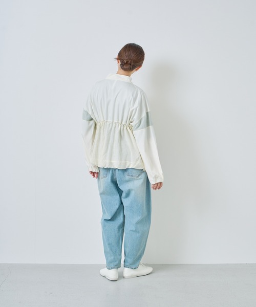 Kelen(ケレン)の「「KELEN / ケレン」シアーコンビエアリーブルゾン(ブルゾン・レディース・オフホワイト/ブラック/サックスブルー・S/M)」の16枚目の写真