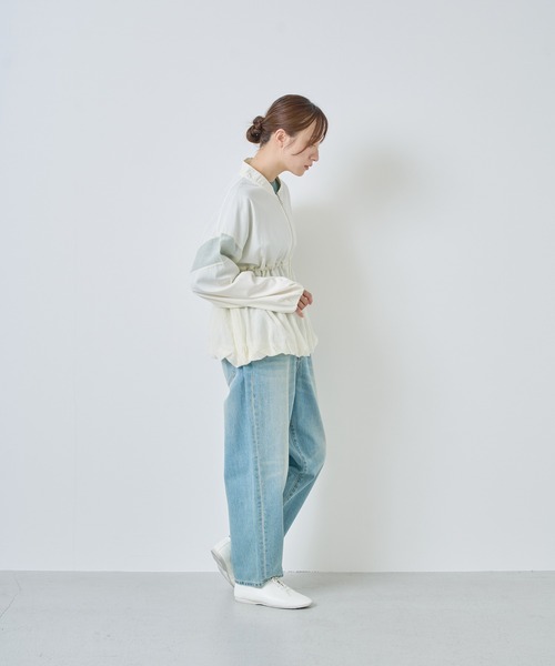 Kelen(ケレン)の「「KELEN / ケレン」シアーコンビエアリーブルゾン(ブルゾン・レディース・オフホワイト/ブラック/サックスブルー・S/M)」の18枚目の写真