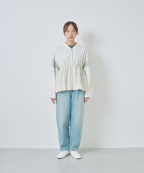 Kelen(ケレン)の「「KELEN / ケレン」シアーコンビエアリーブルゾン(ブルゾン・レディース・オフホワイト/ブラック/サックスブルー・S/M)」の20枚目の写真