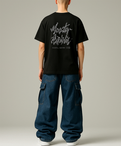 MONSTER REPUBLIC(モンスターリパブリック)の「レオパードロゴグレーTシャツブラック_8105(Tシャツ/カットソー・レディース・その他・SMALL/MEDIUM/LARGE/X-LARGE)」の4枚目の写真