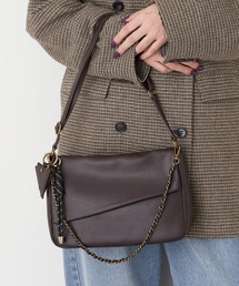 CIAOPANIC TYPY | ミラーチャーム付きアソート素材フラップチェーンBAG(ショルダーバッグ)